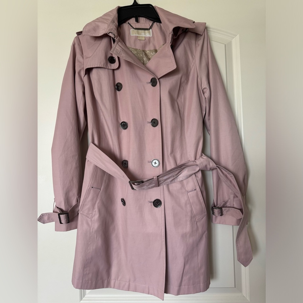 Michael Michael Kors Blush Belted Trench